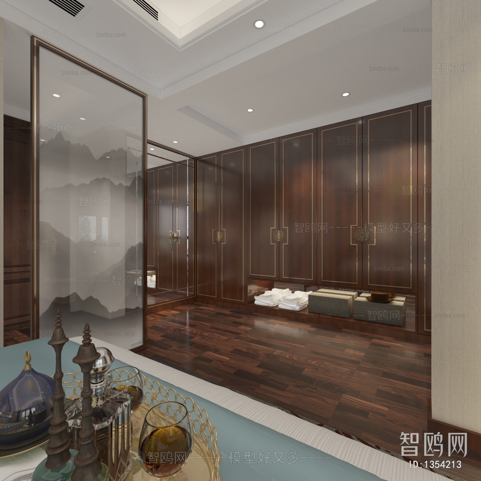 New Chinese Style Bedroom