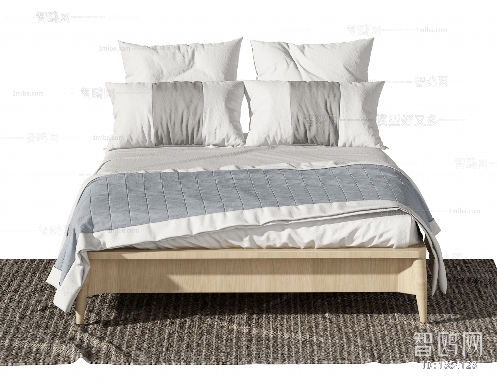 Nordic Style Double Bed