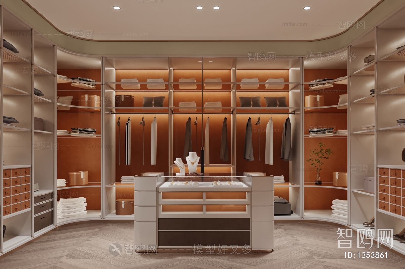 Modern Clothes Storage Area