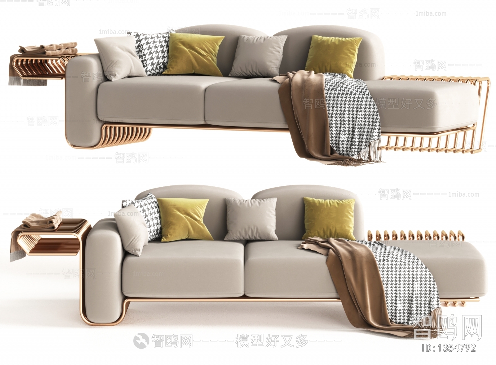 Modern Multi Person Sofa