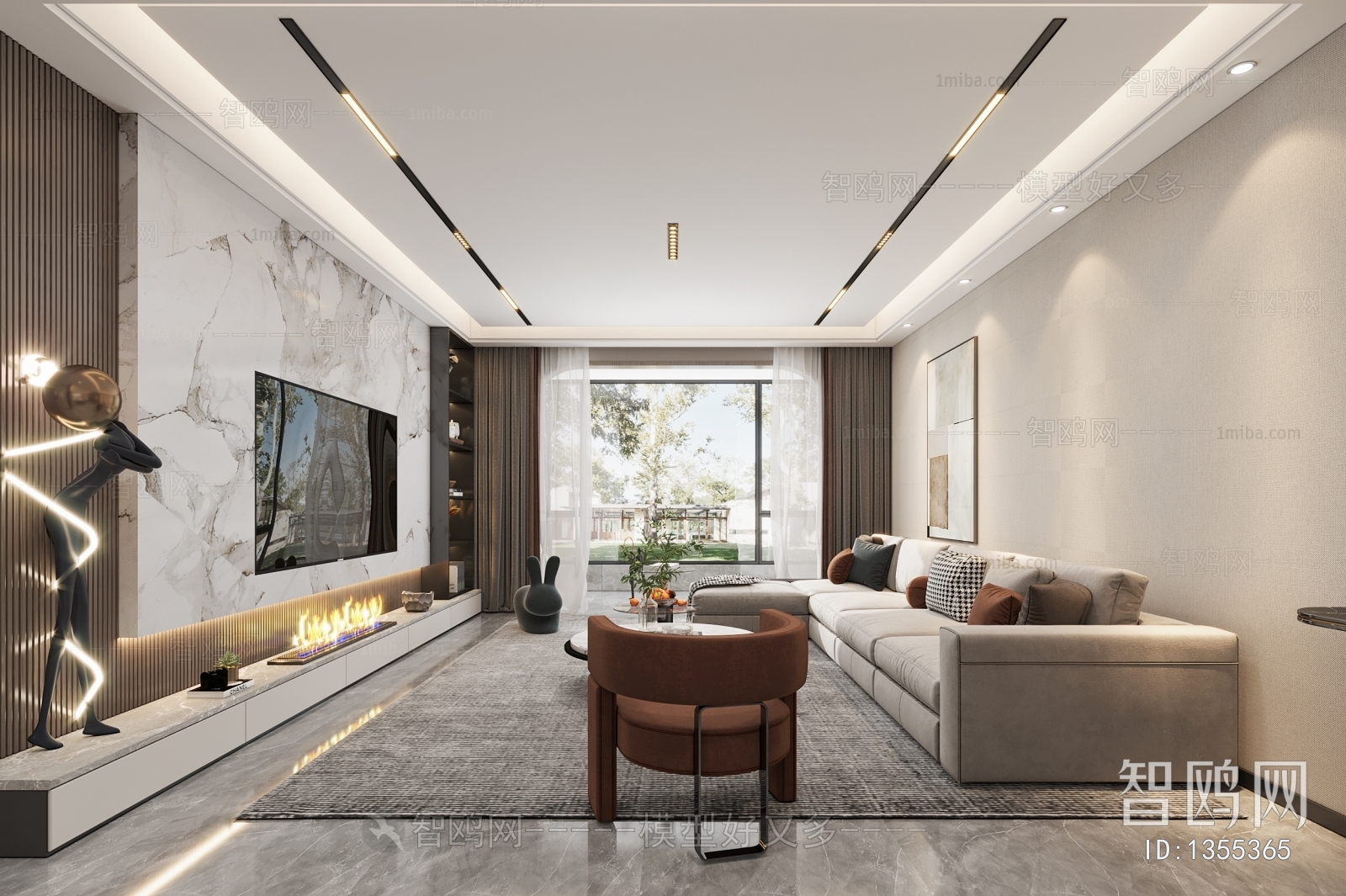 Modern A Living Room