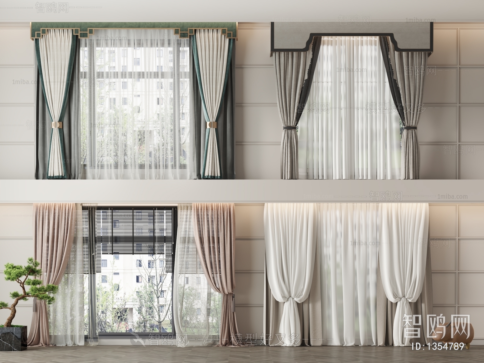 New Chinese Style The Curtain