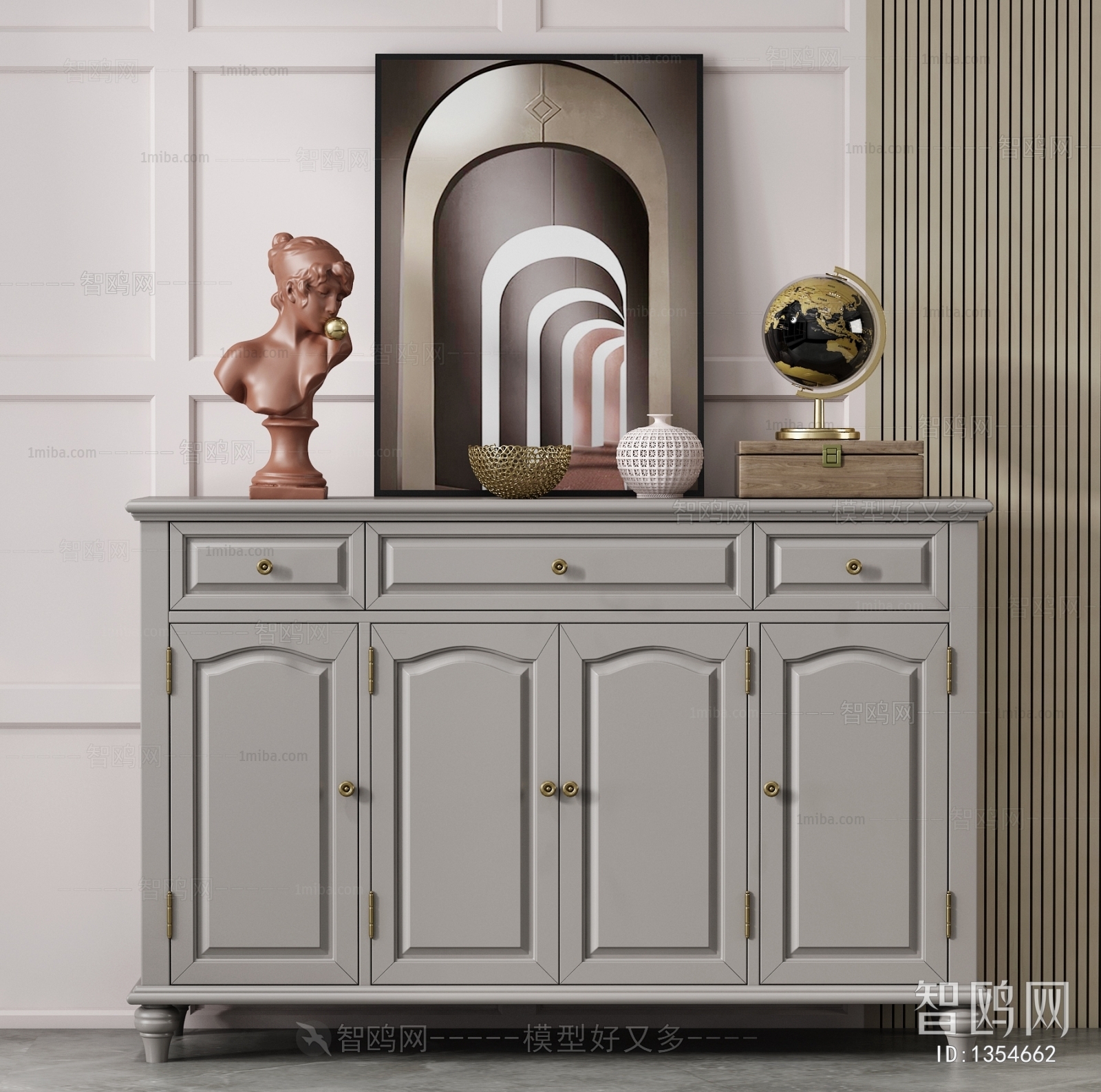 American Style Side Cabinet/Entrance Cabinet