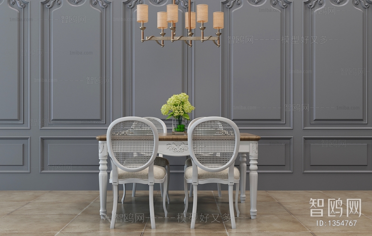 American Style Dining Table And Chairs