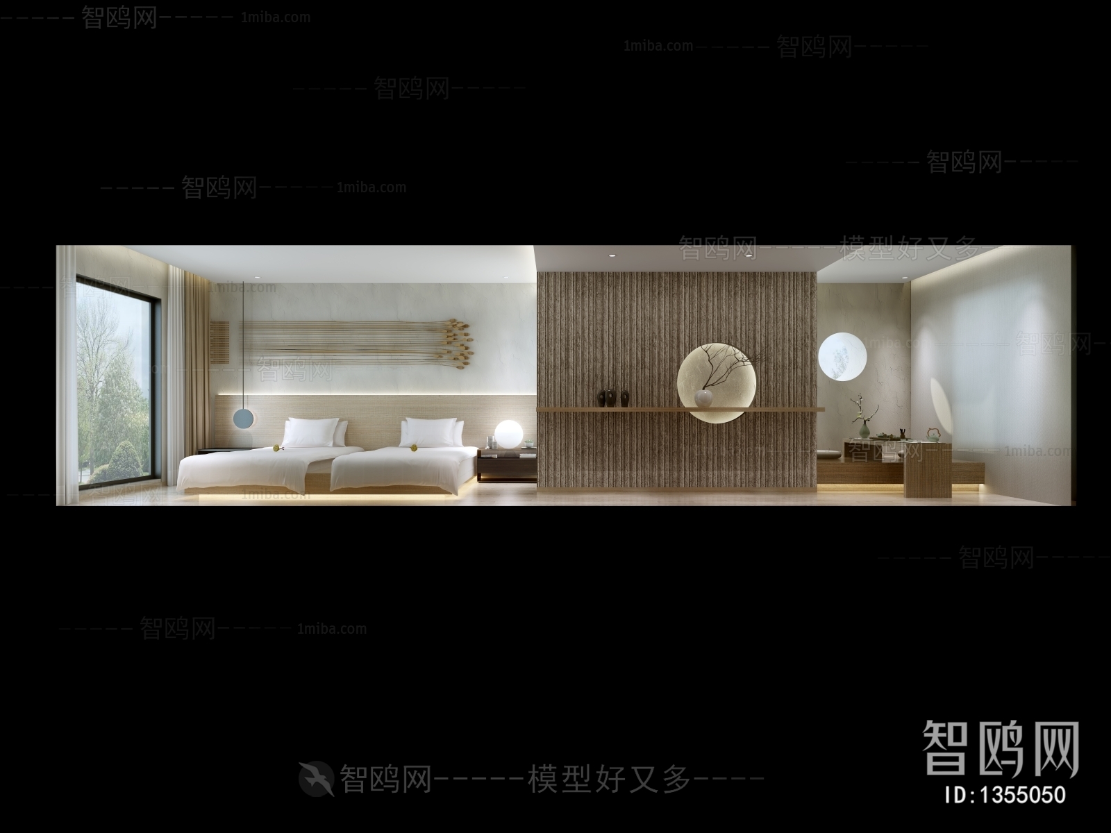 New Chinese Style Bedroom