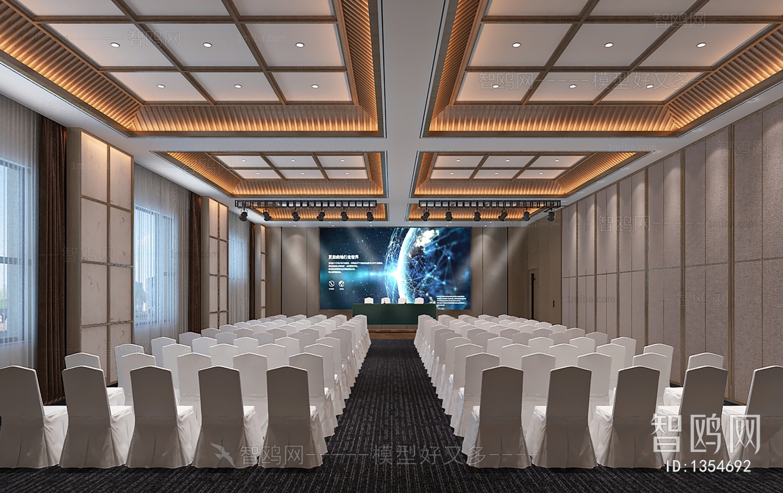 New Chinese Style Meeting Room