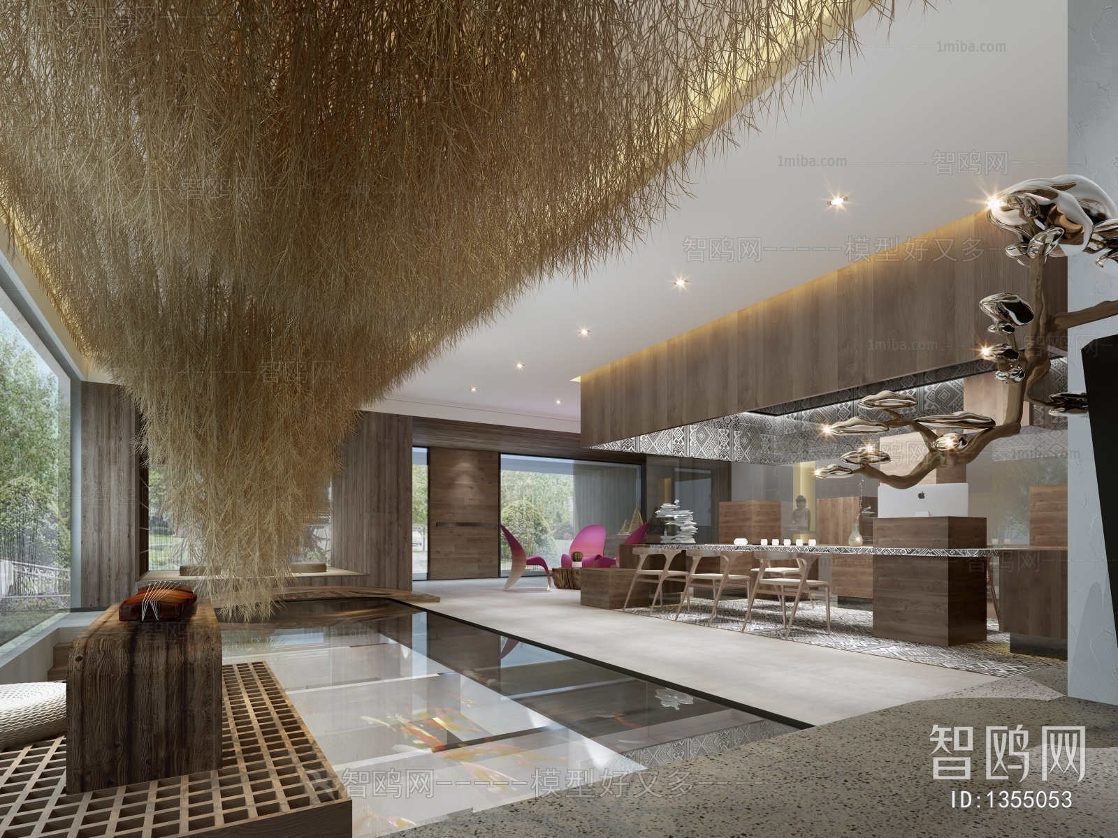 New Chinese Style Lobby Hall