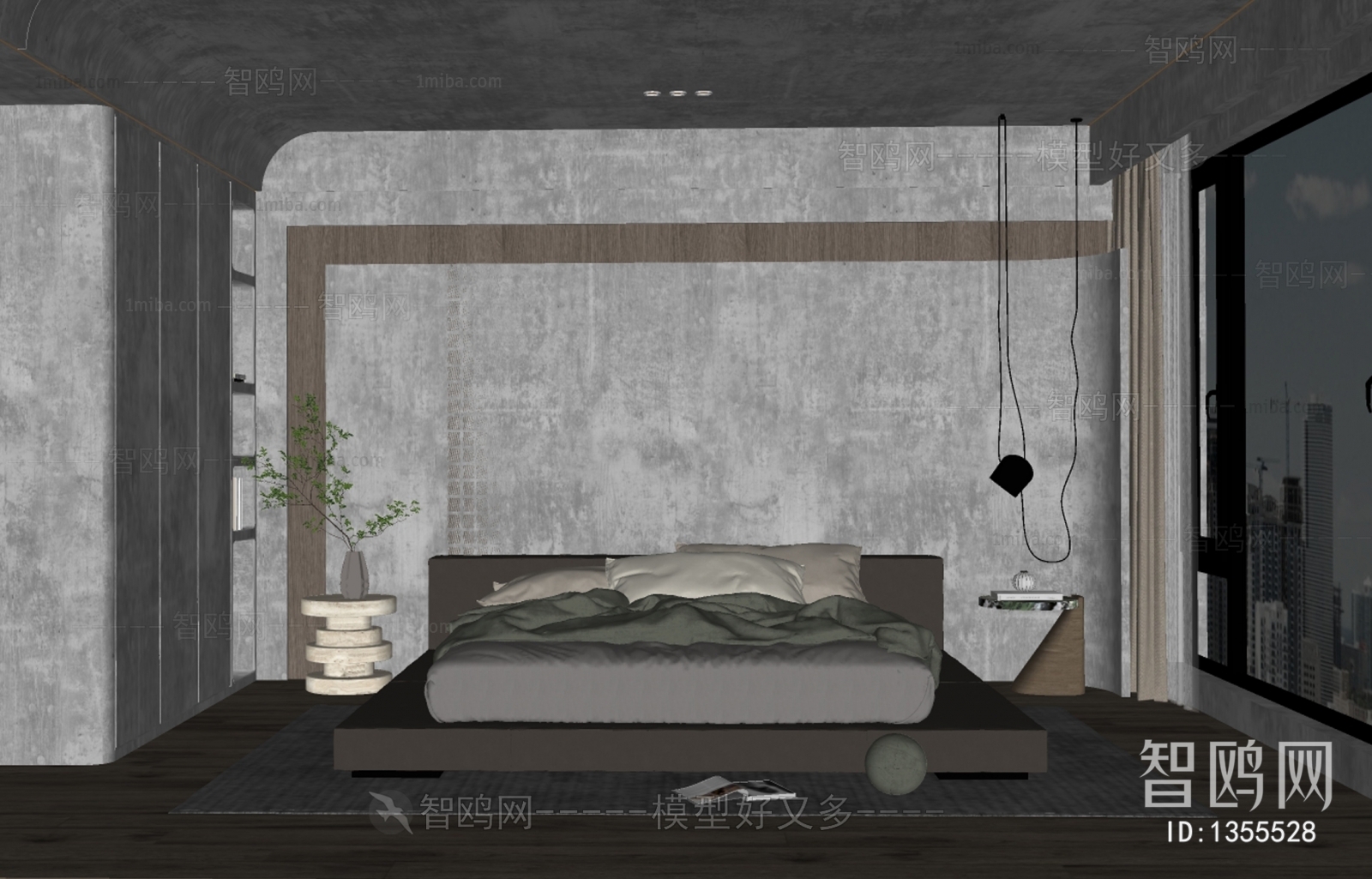 Wabi-sabi Style Bedroom