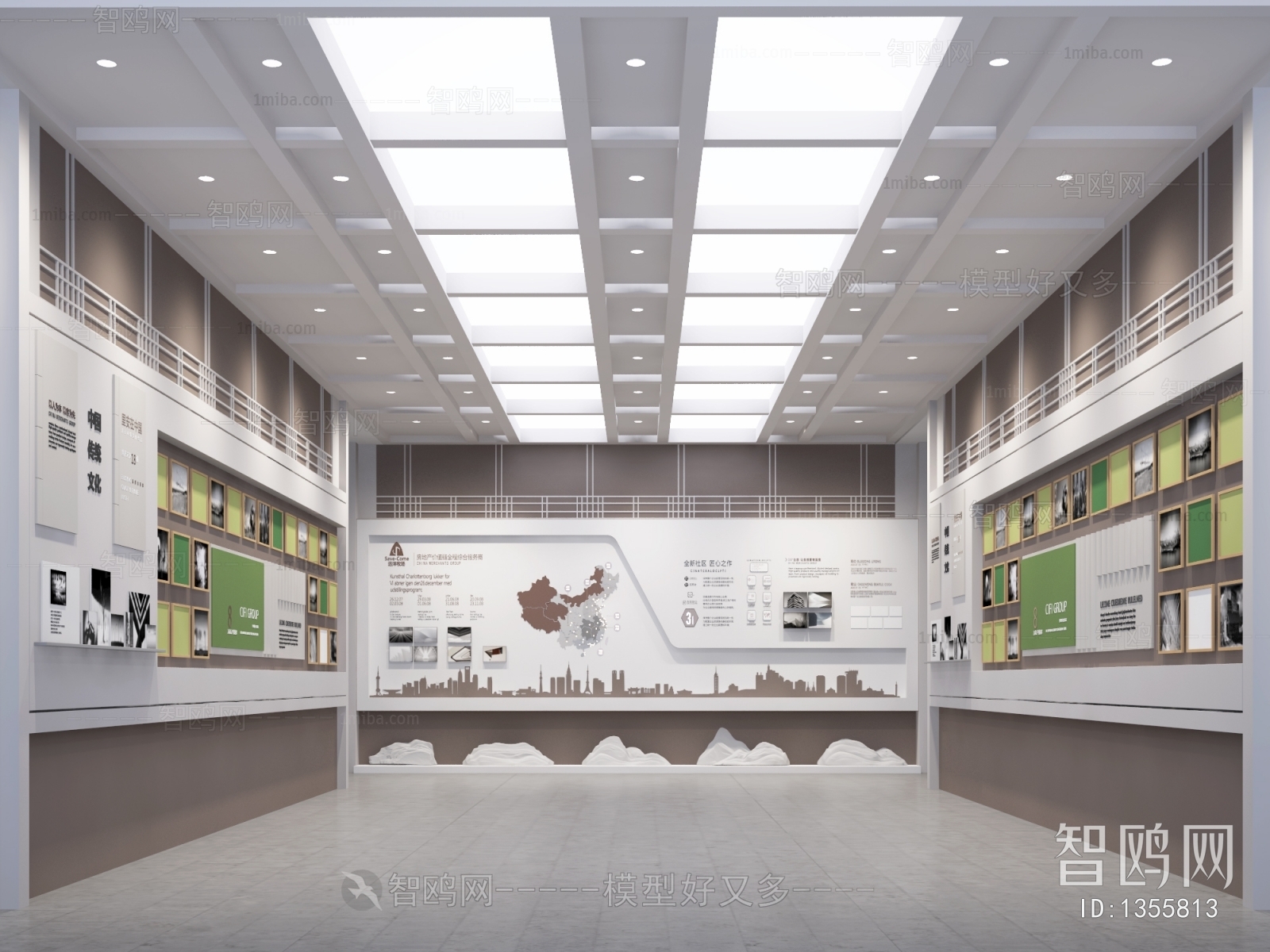 New Chinese Style Exhibition Hall