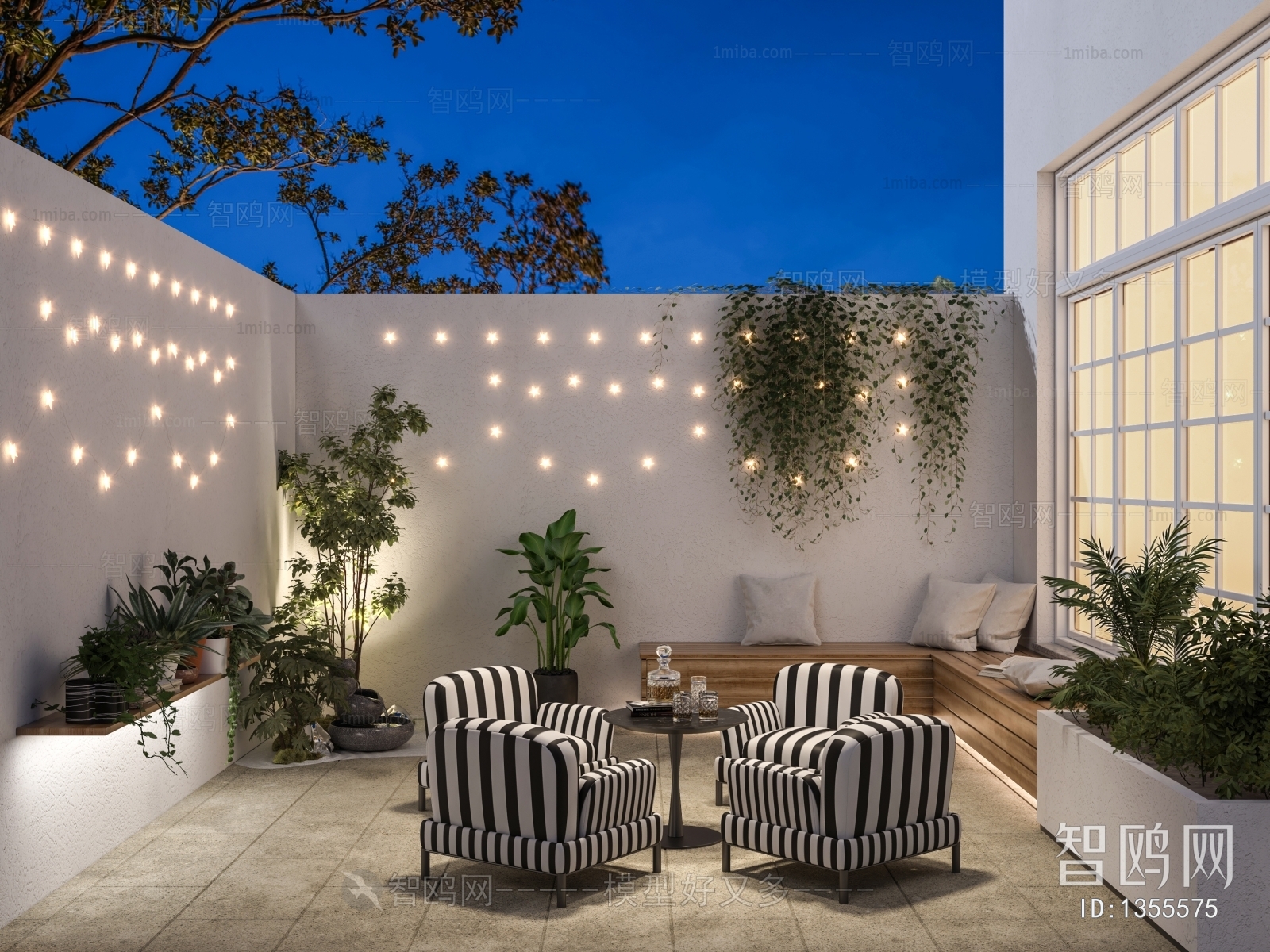 Modern Courtyard/landscape