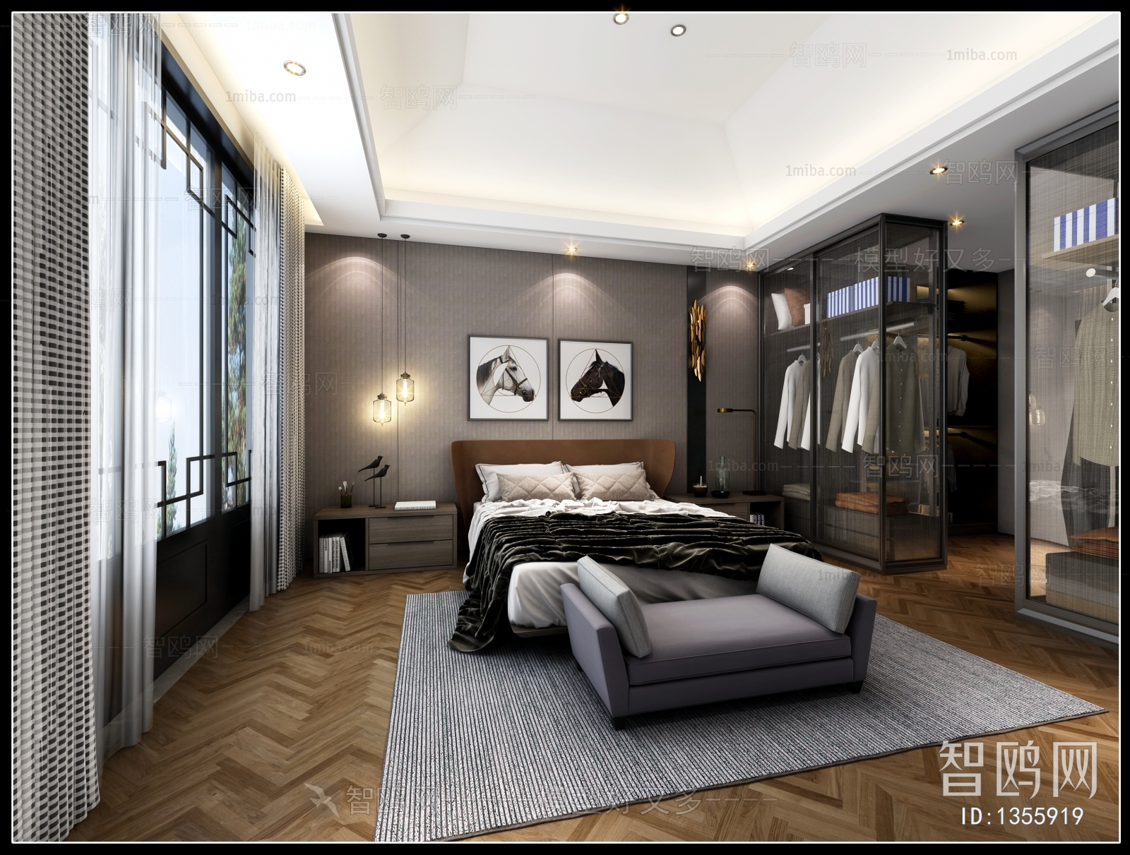 Post Modern Style Bedroom