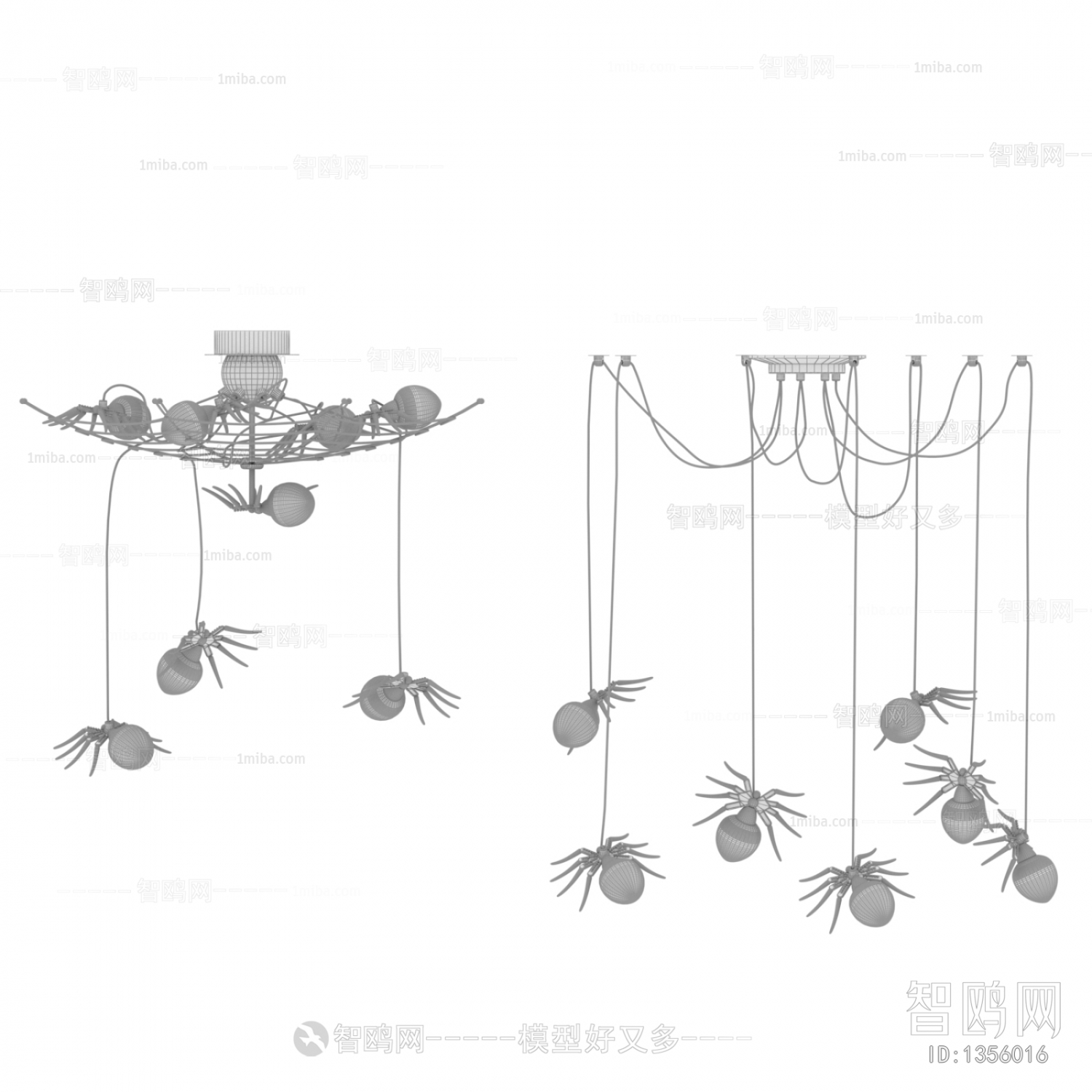 现代蜘蛛爪吊灯