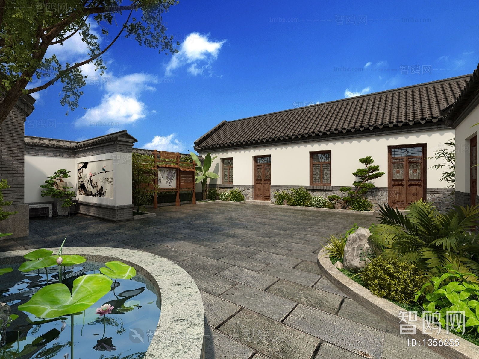 Chinese Style Courtyard/landscape