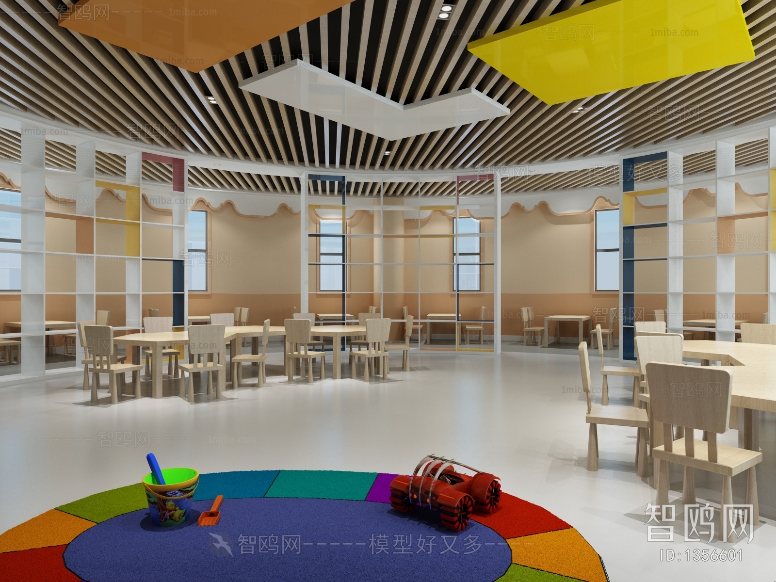 Post Modern Style Children's Kindergarten