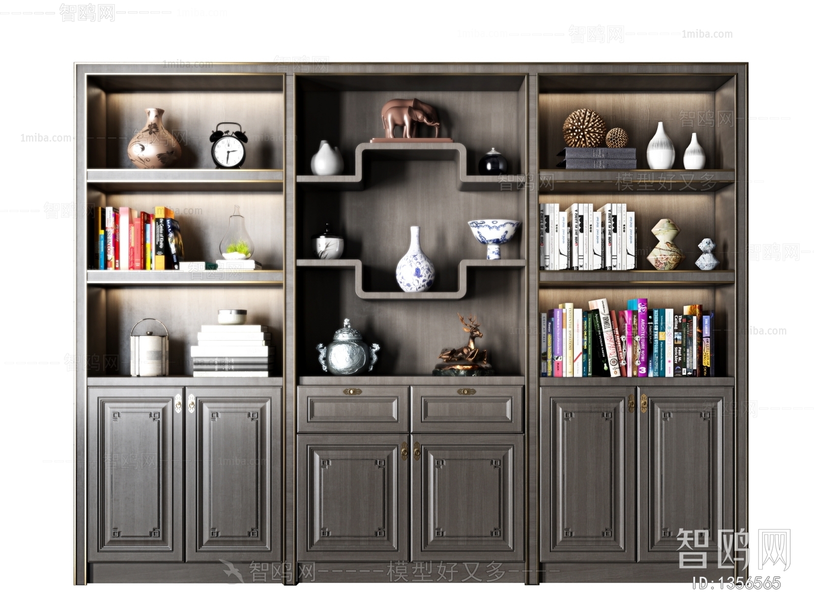 New Chinese Style Bookcase