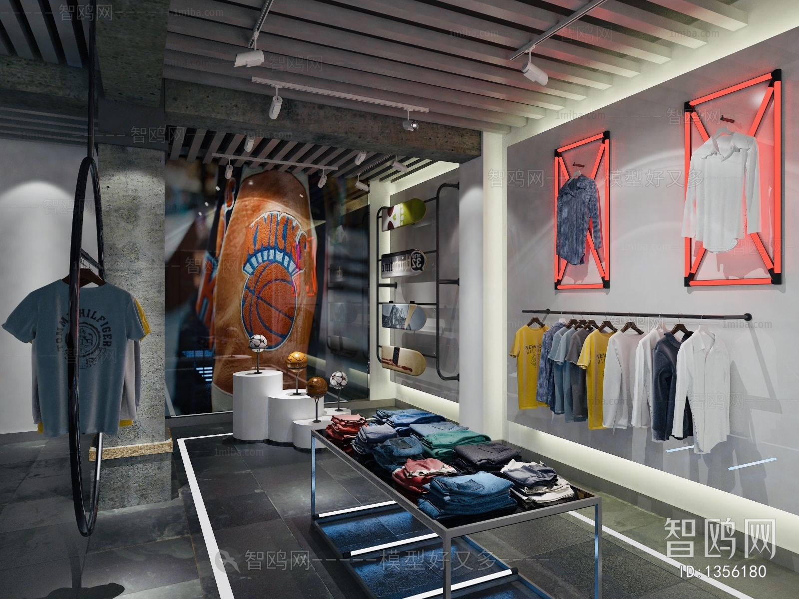 Industrial Style Clothing Store