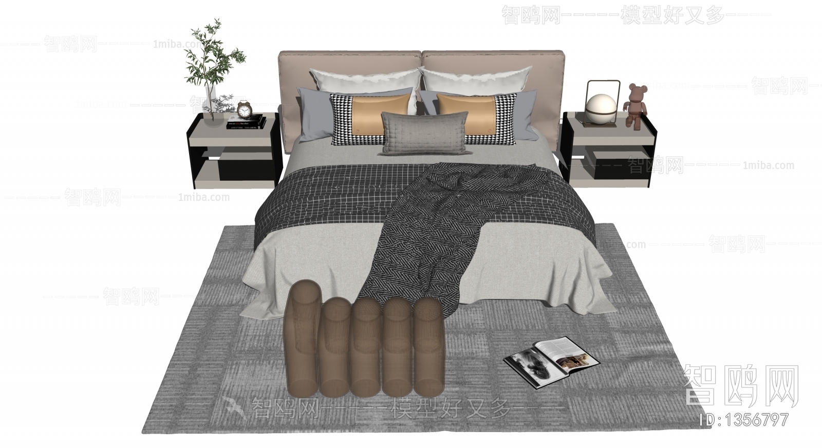 Modern Double Bed