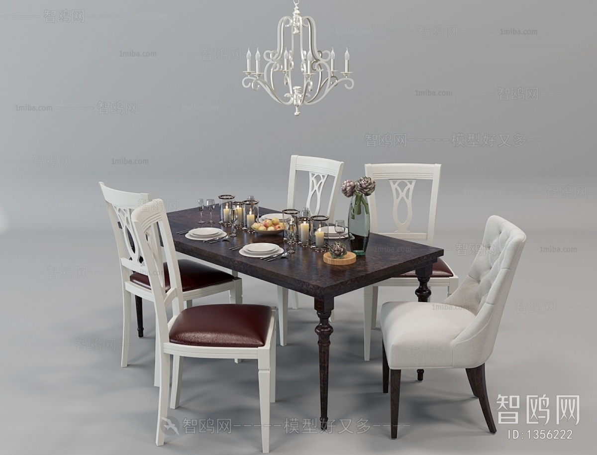 American Style Dining Table And Chairs