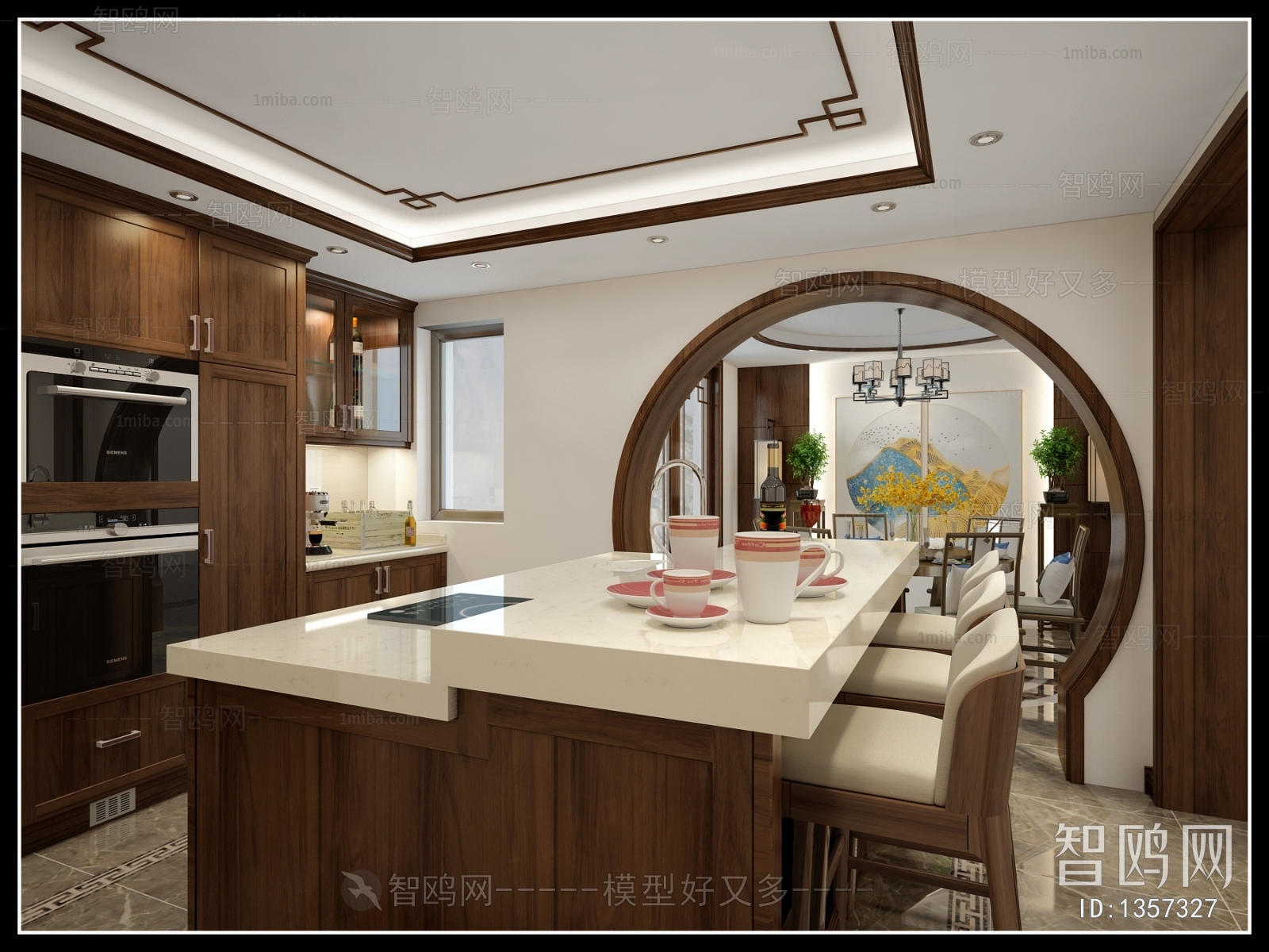 New Chinese Style Open Kitchen