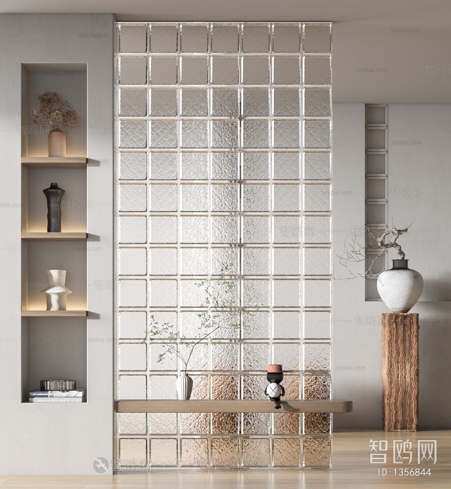 Wabi-sabi Style Partition