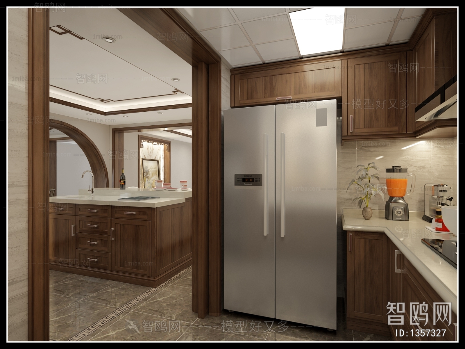 New Chinese Style Open Kitchen