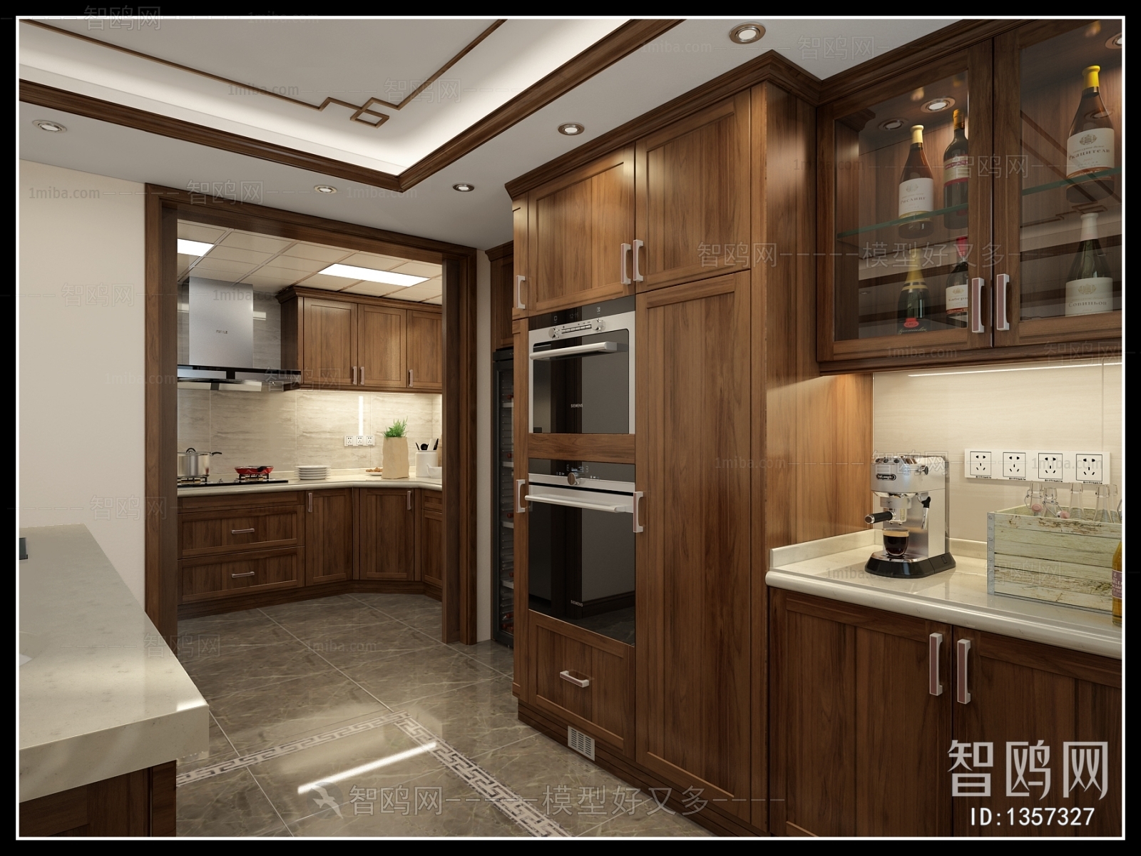 New Chinese Style Open Kitchen