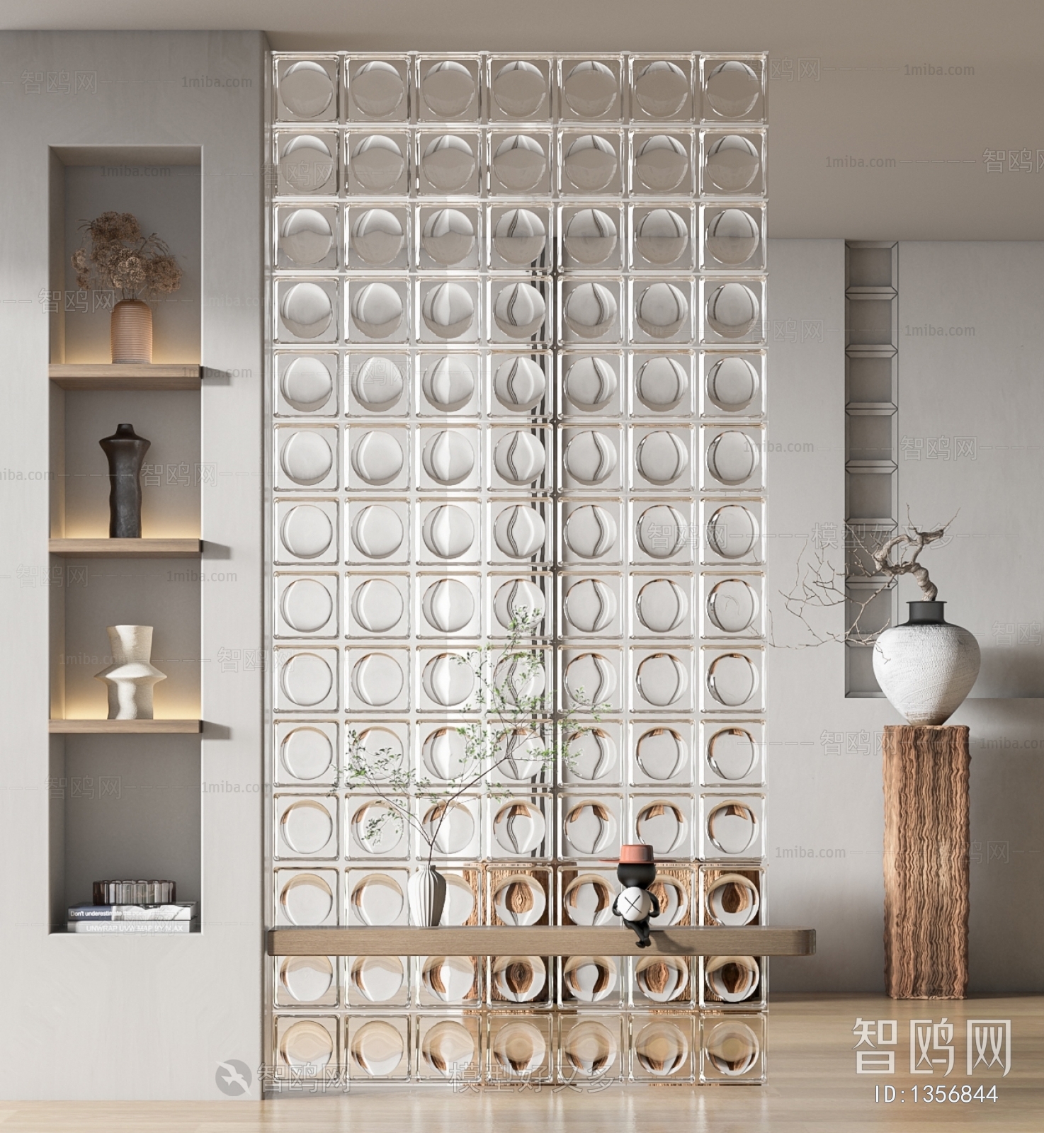 Wabi-sabi Style Partition