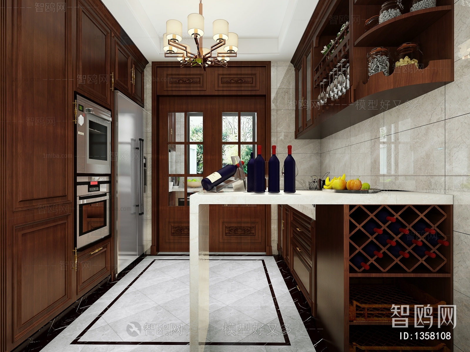 New Chinese Style Kitchen Cabinet