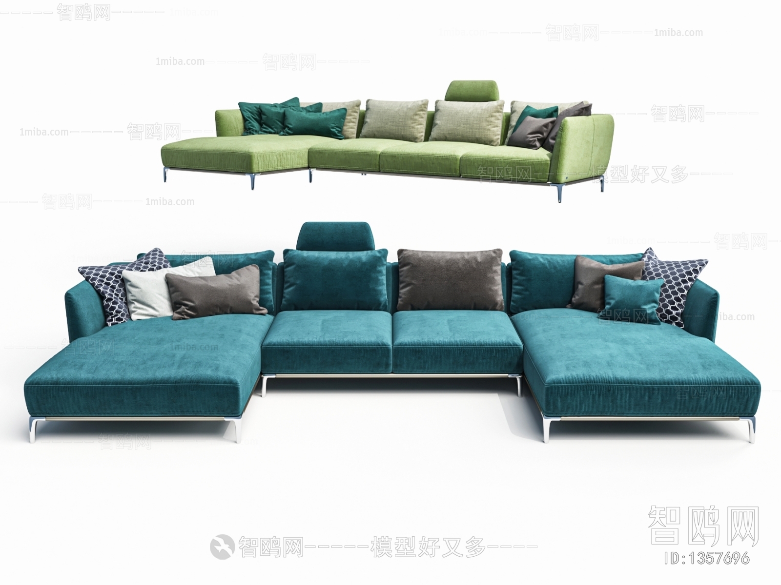 Modern Multi Person Sofa