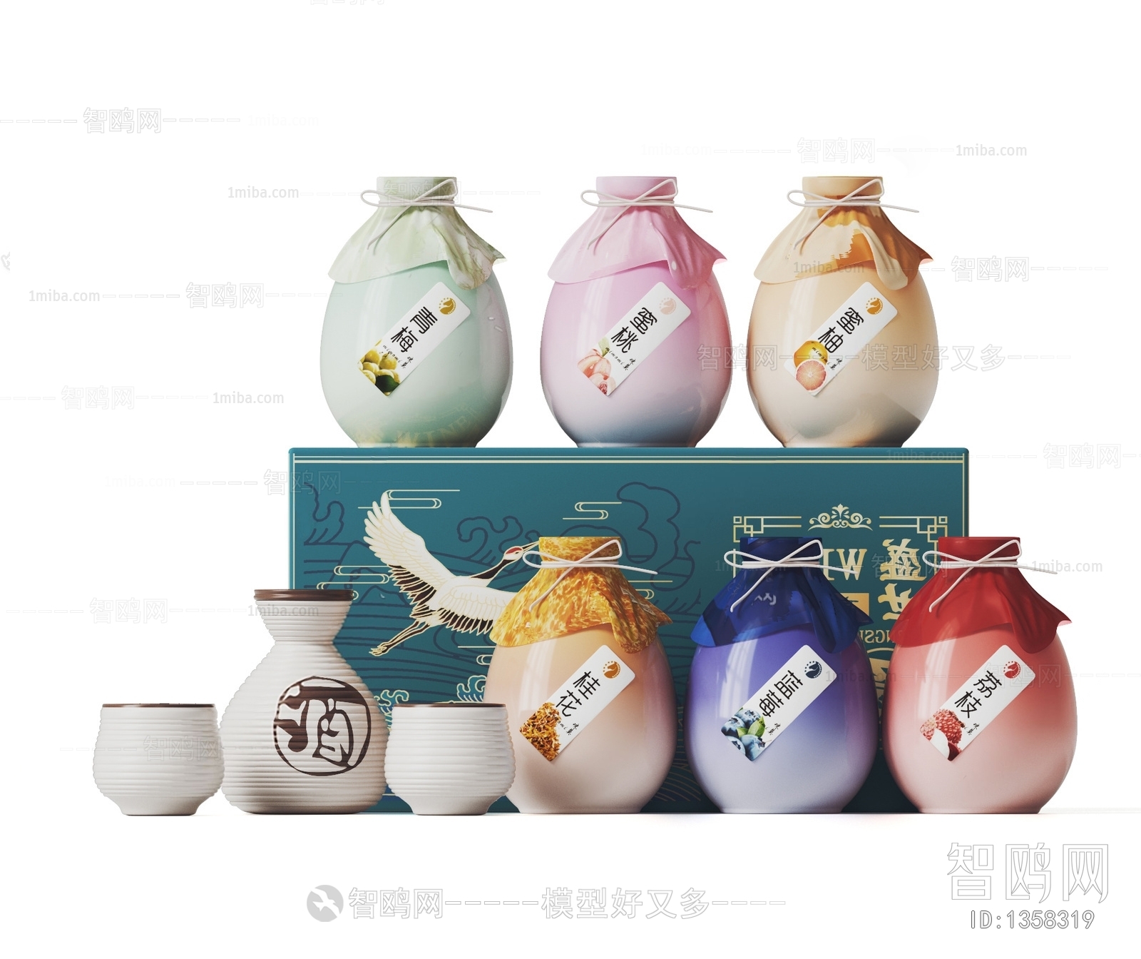 新中式白酒瓶 陶瓷器皿