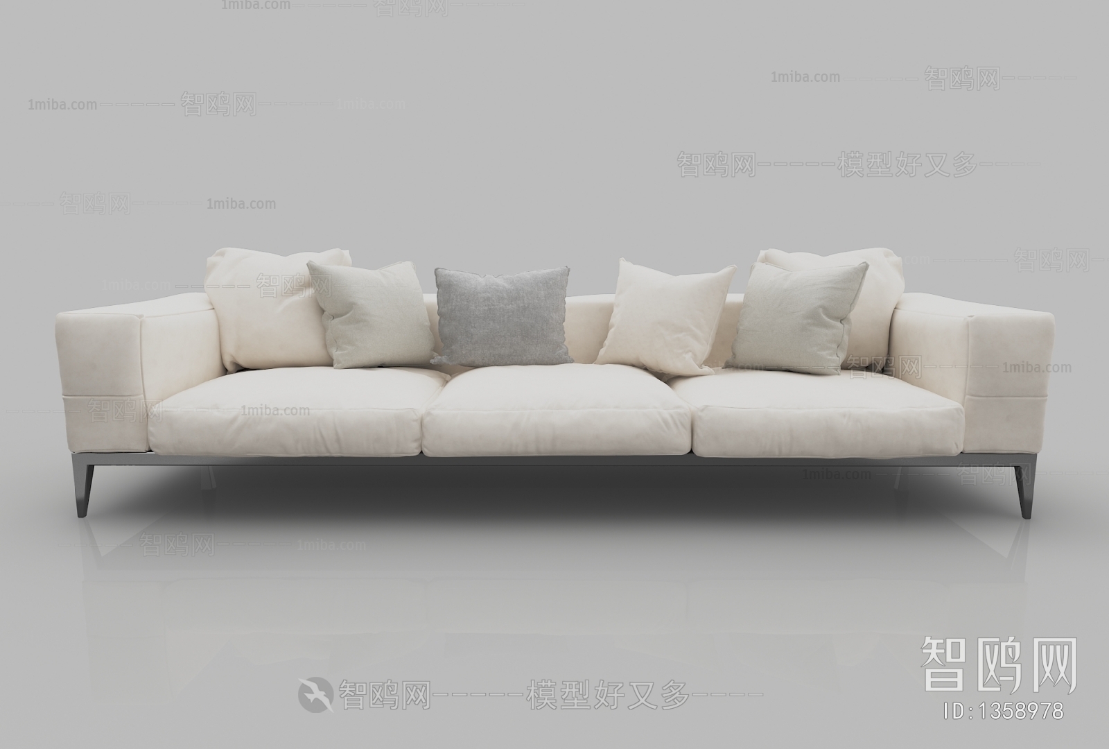 Modern Three-seat Sofa