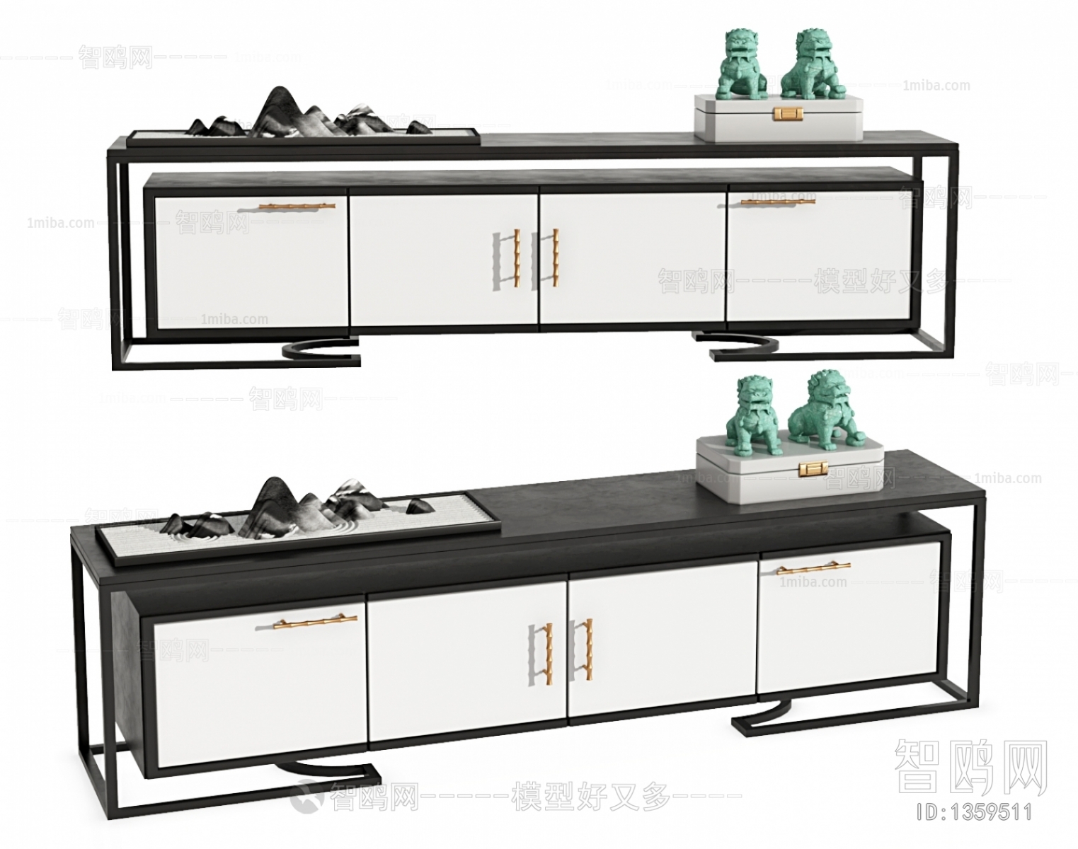 New Chinese Style TV Cabinet