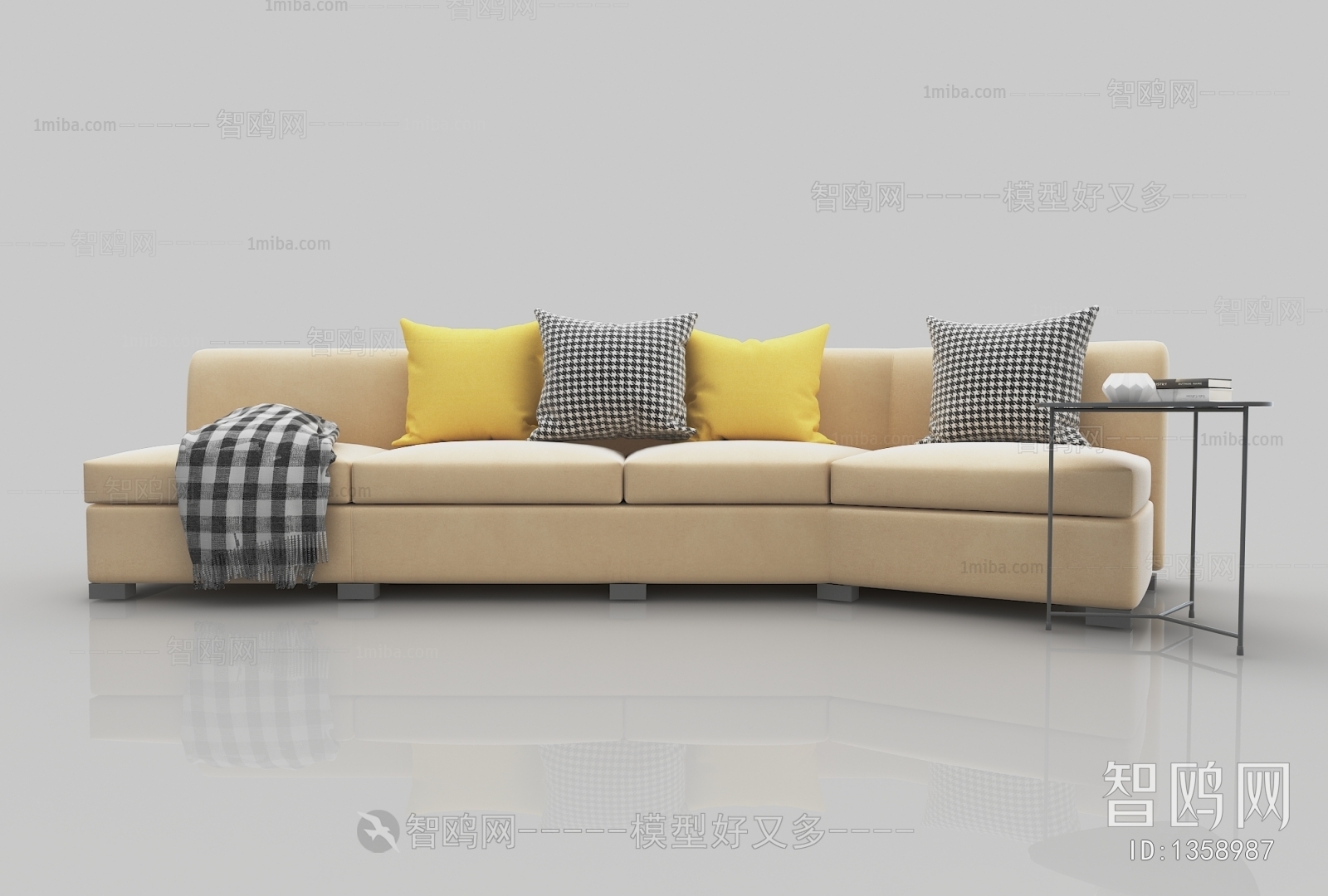 Modern Multi Person Sofa