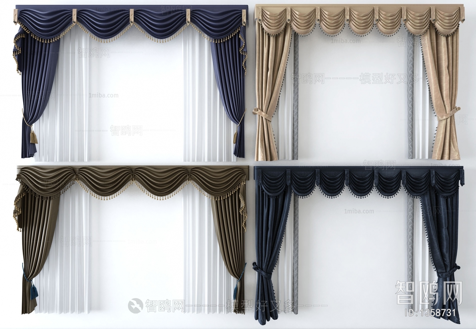 Simple European Style The Curtain