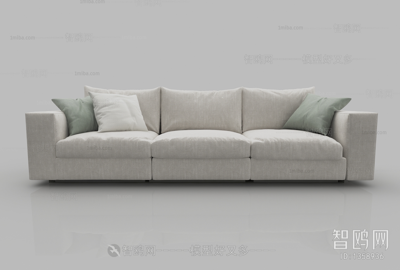 Modern Three-seat Sofa