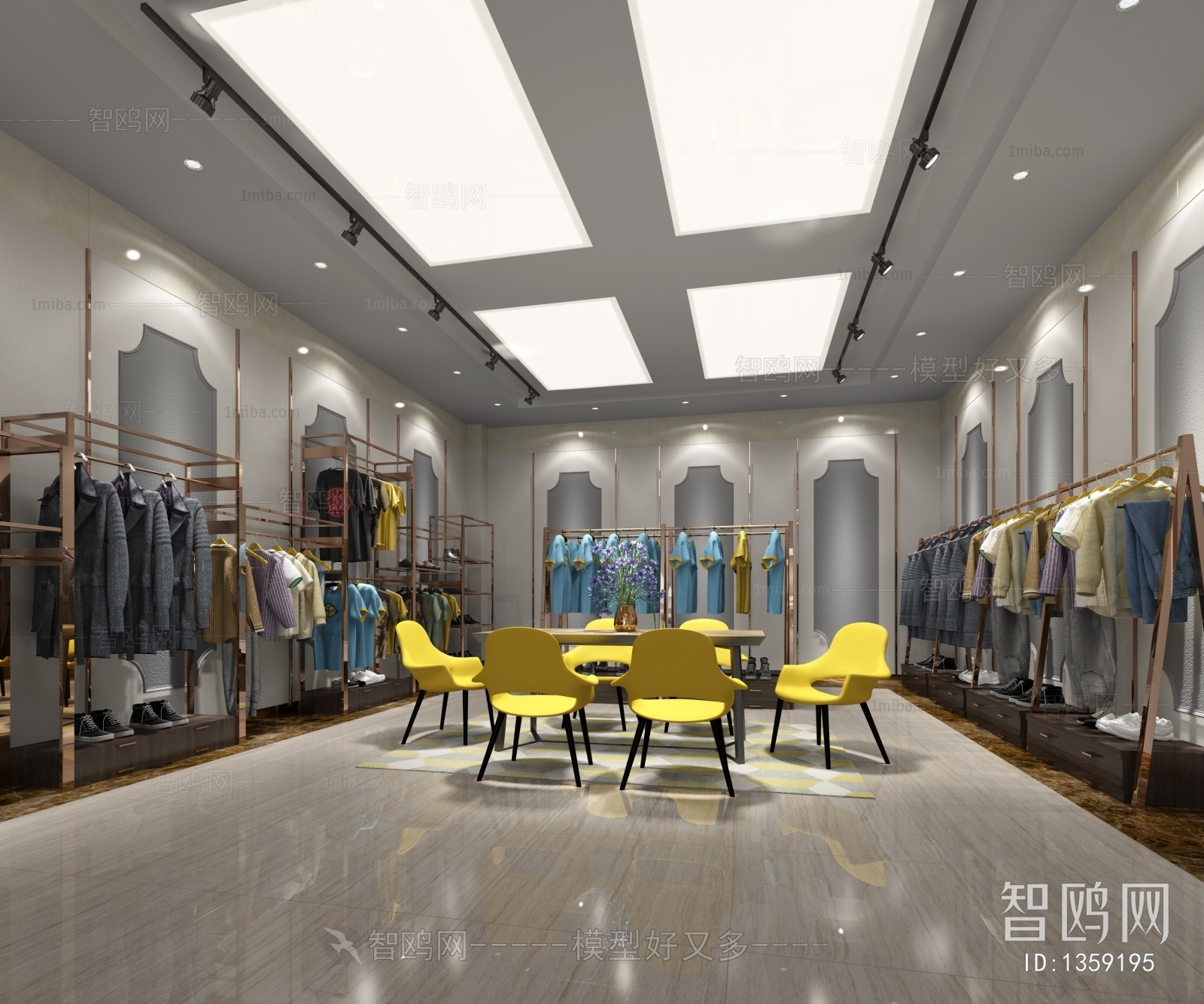 Industrial Style Clothing Store