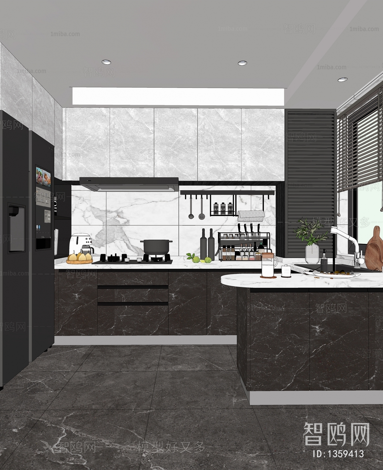 Modern Open Kitchen