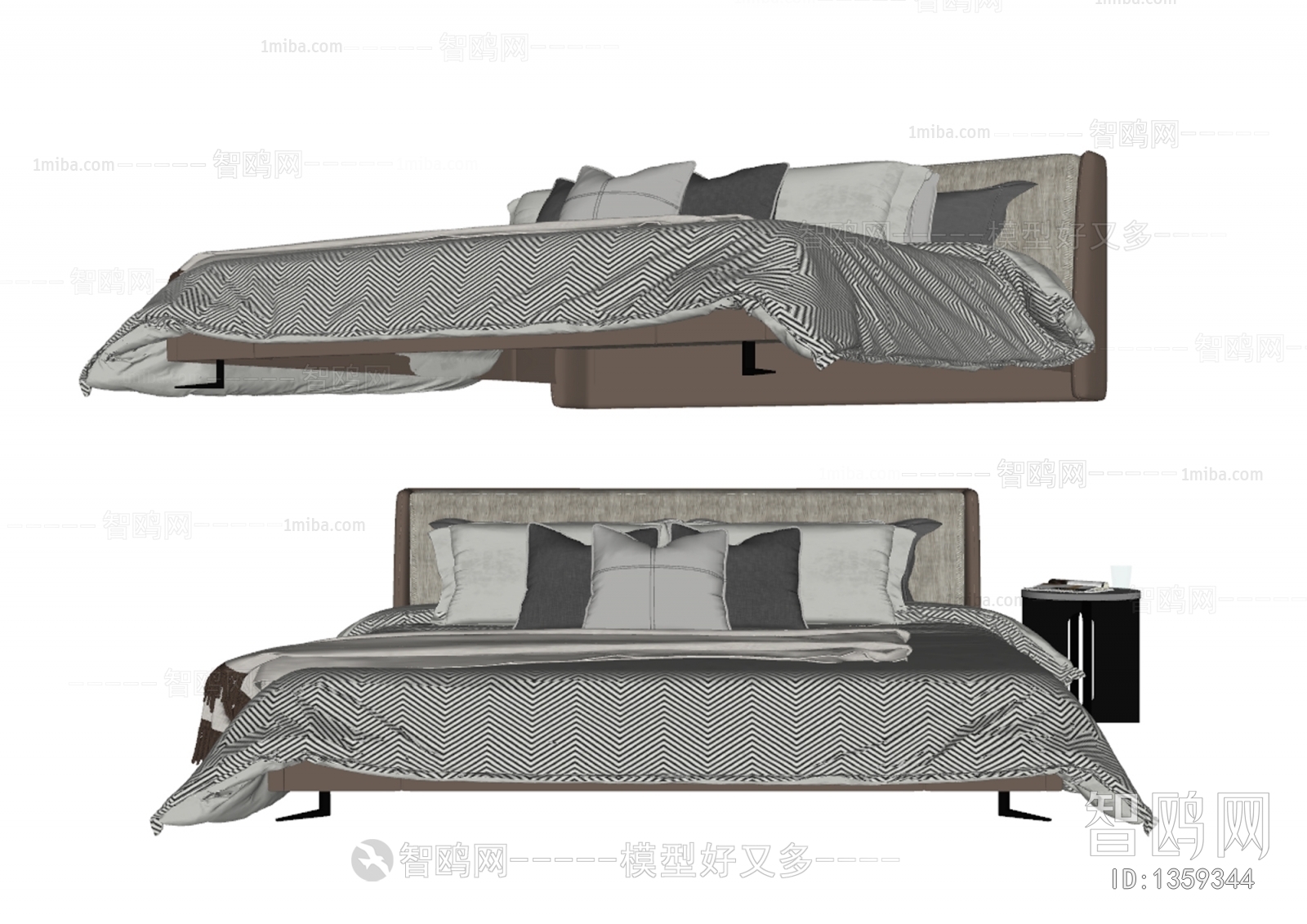 Modern Double Bed