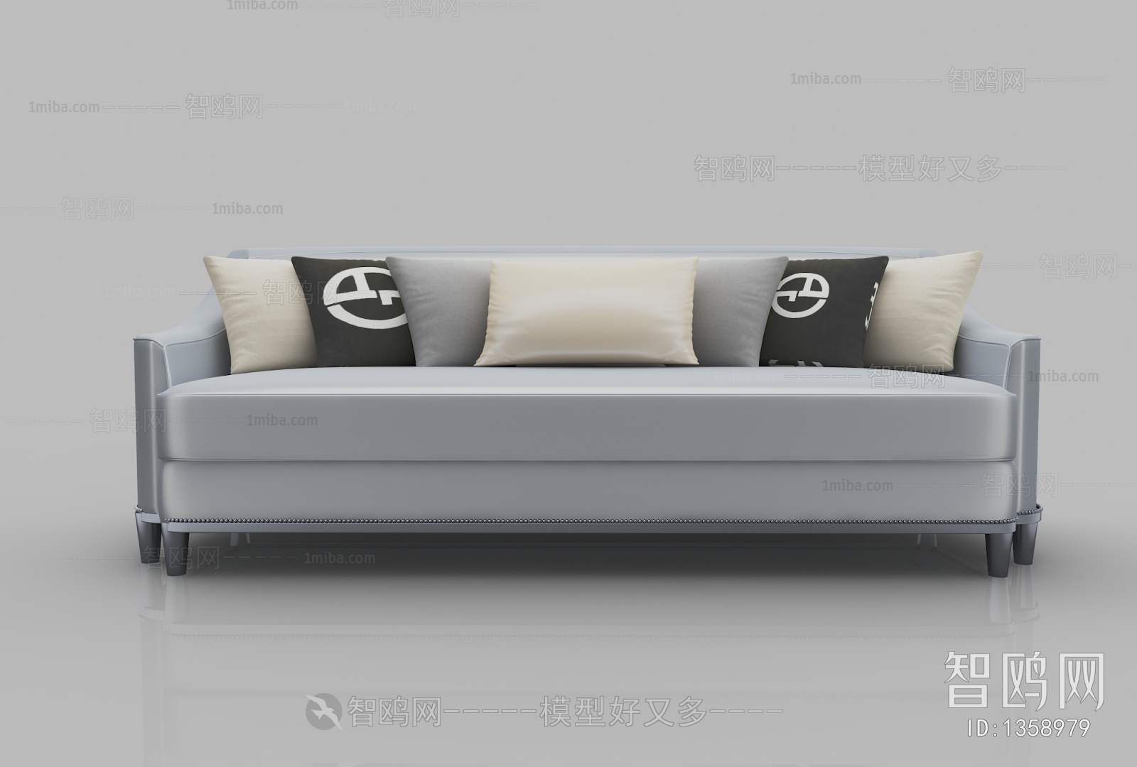 Modern Three-seat Sofa