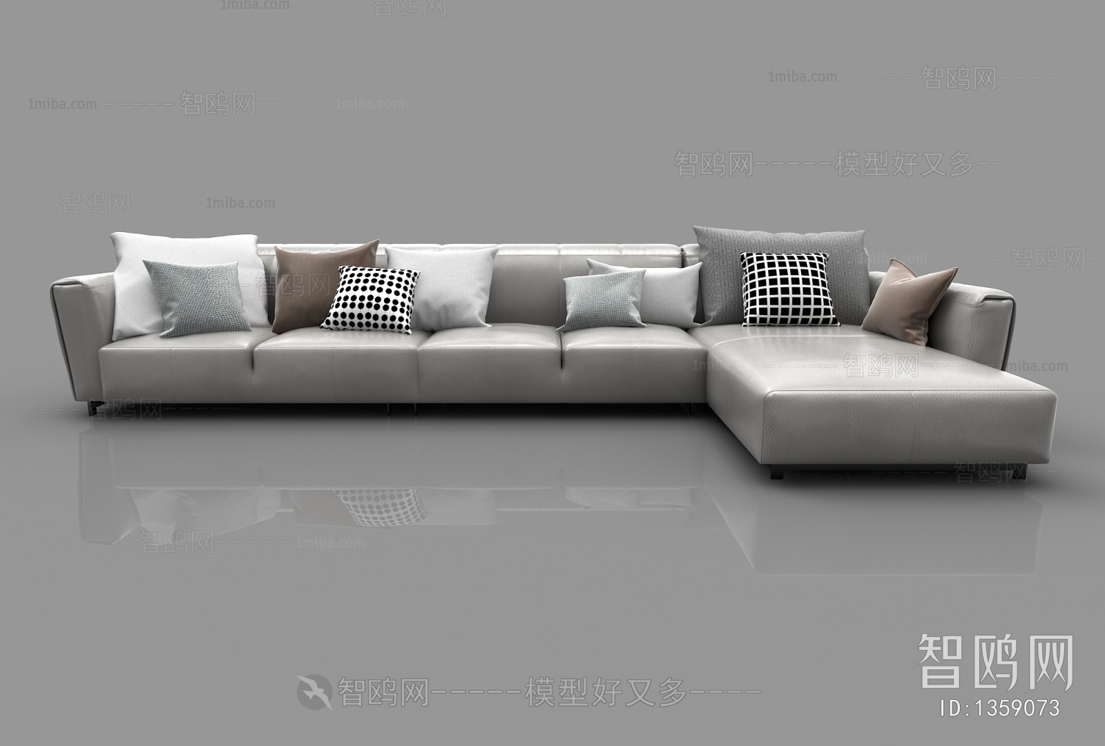 Modern Multi Person Sofa