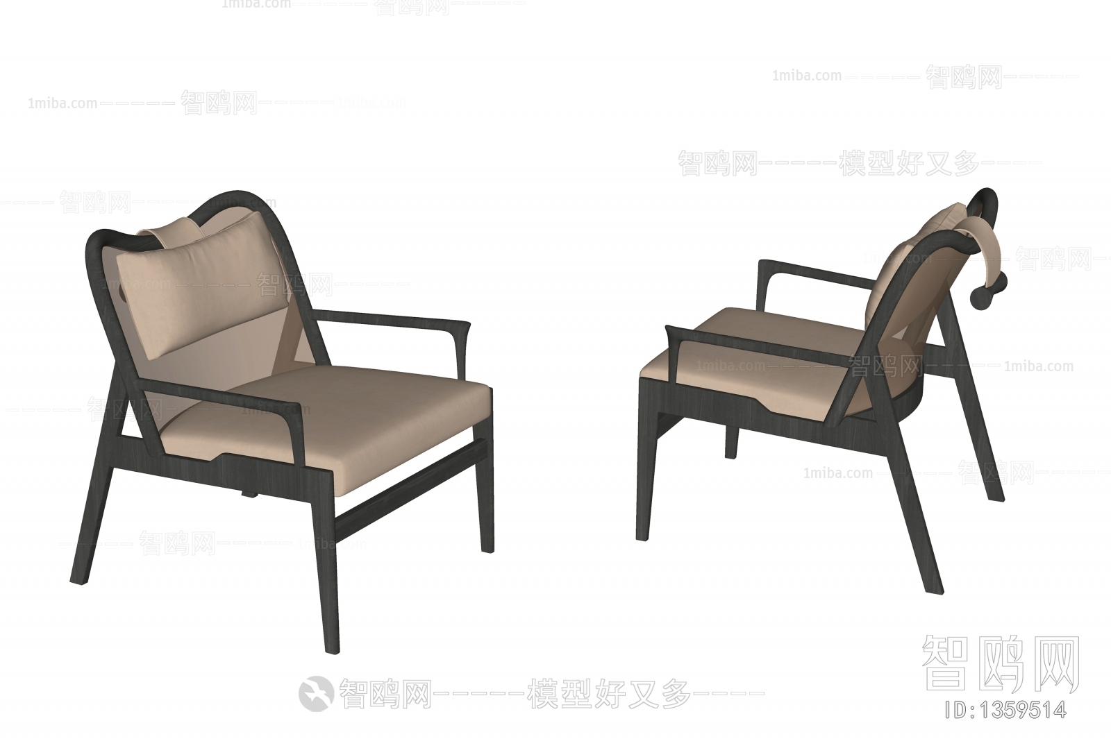 New Chinese Style Lounge Chair