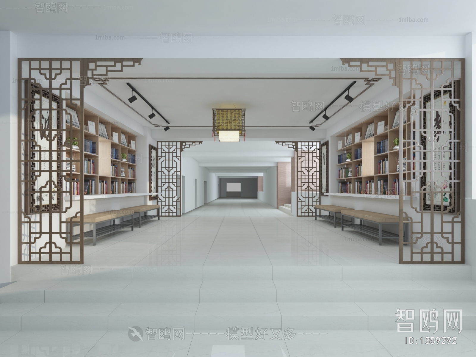 New Chinese Style Library