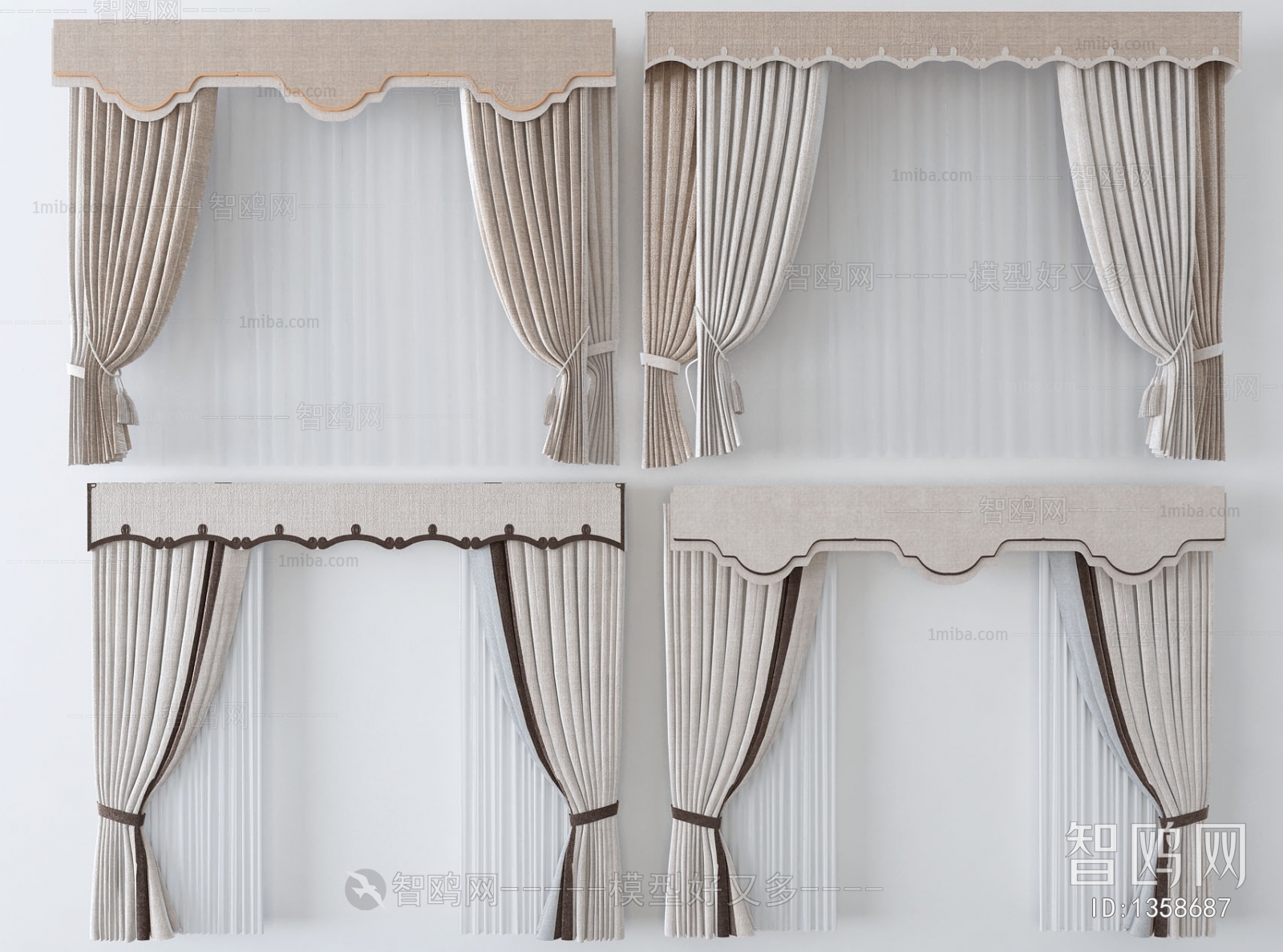 New Chinese Style The Curtain