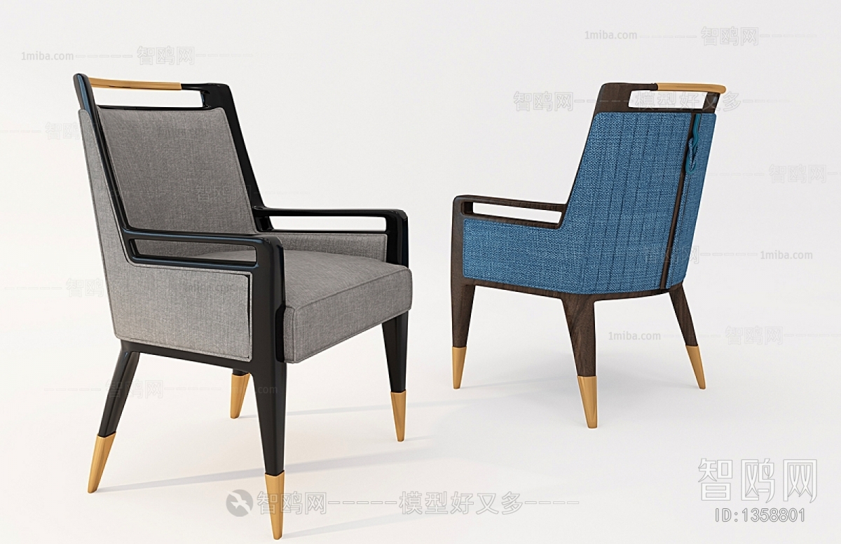 New Chinese Style Single Chair