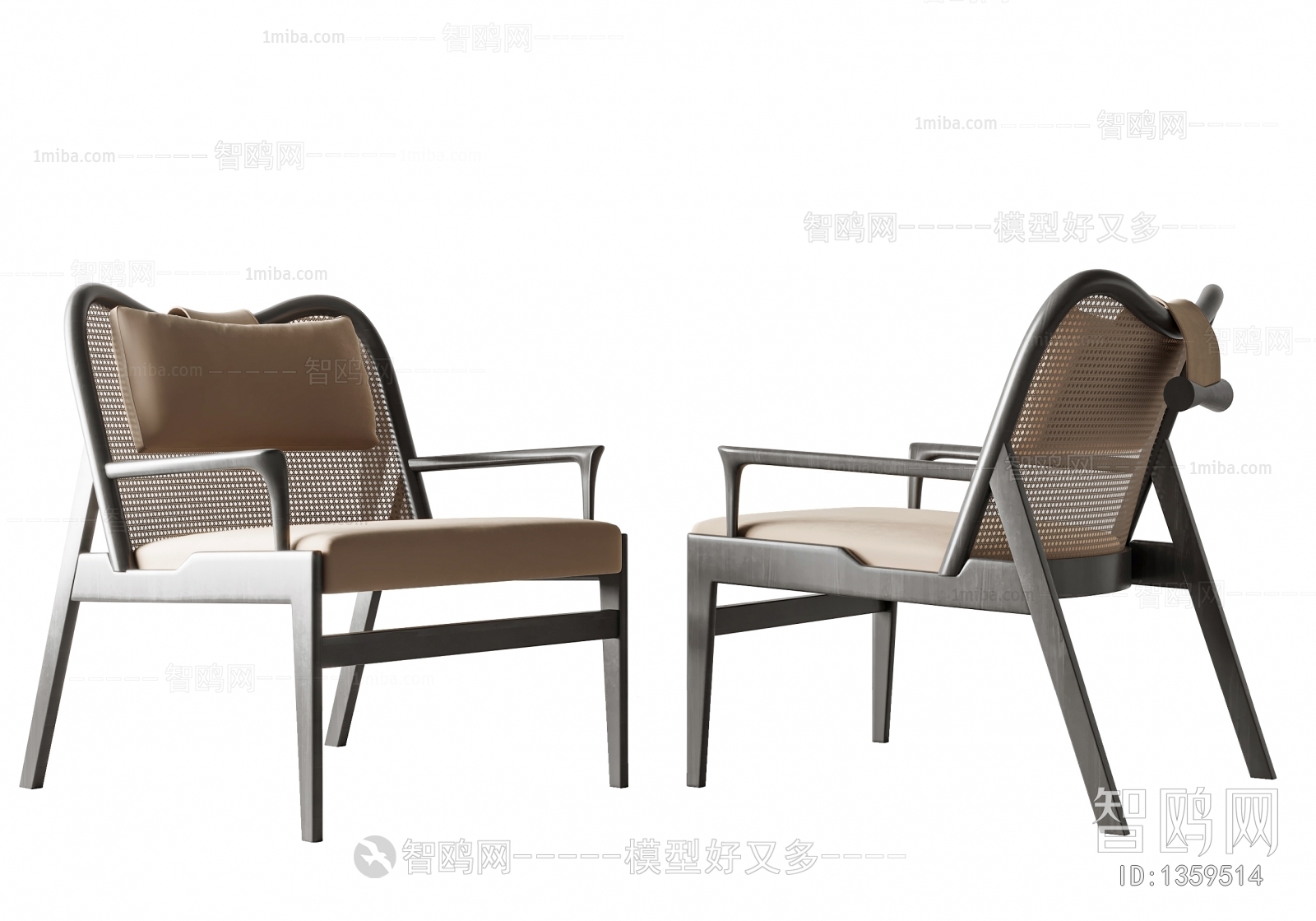 New Chinese Style Lounge Chair