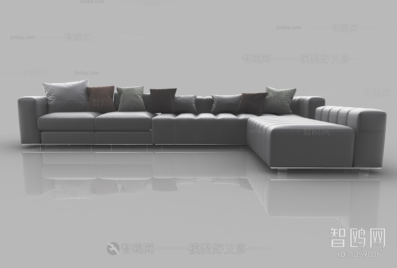 Modern Multi Person Sofa