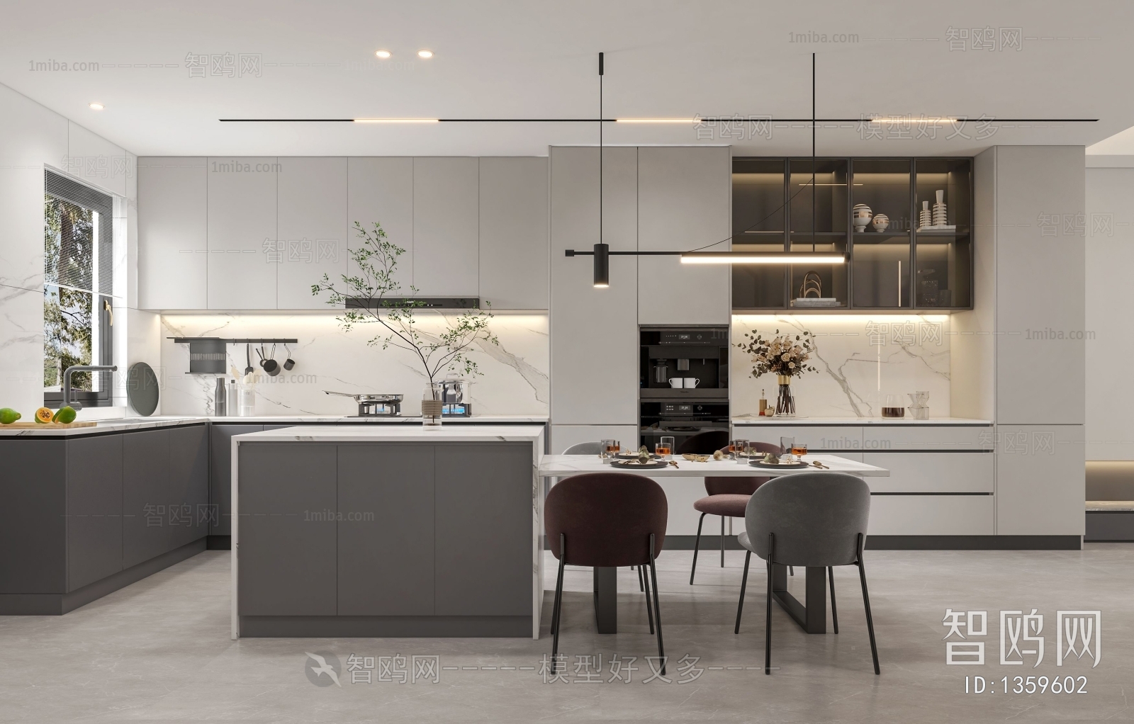 Modern Open Kitchen