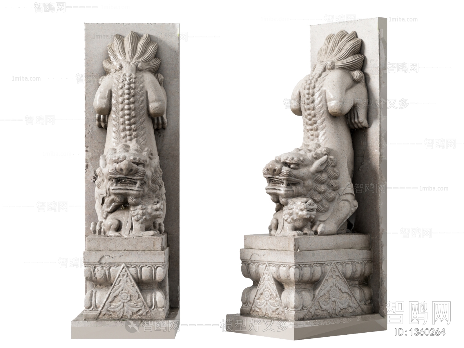 New Chinese Style Stone Carving