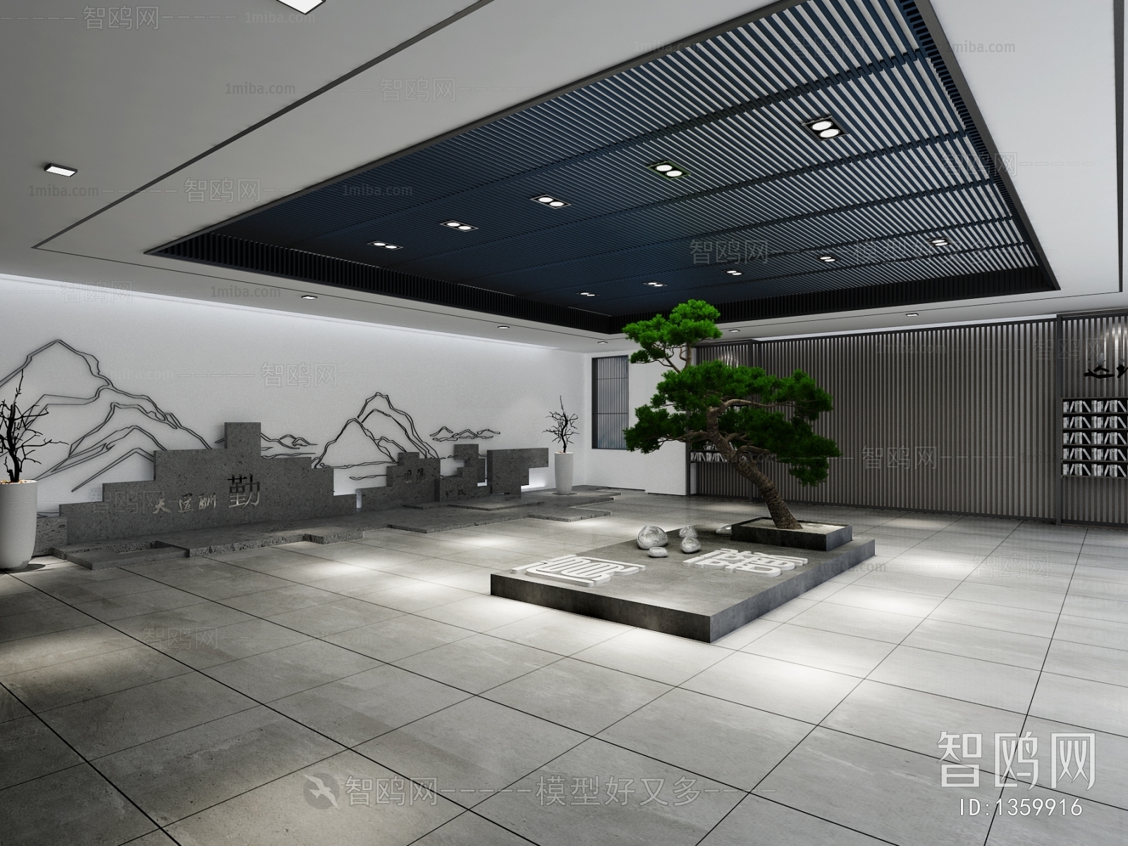 New Chinese Style Exhibition Hall