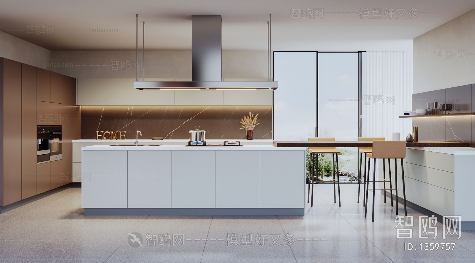 Modern Open Kitchen